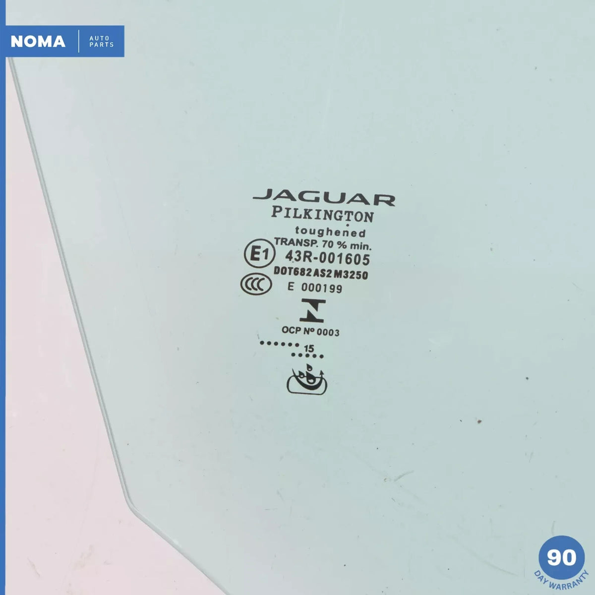 09-15 Jaguar X250 XF XFR Front Right Passenger Side Door Window Glass OEM - photo 8