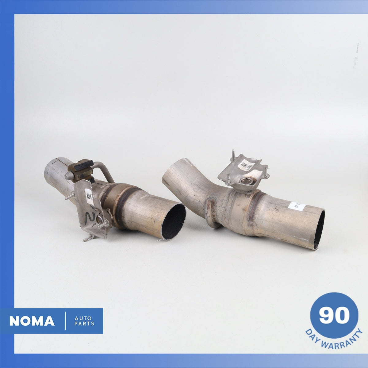 17-23 Dodge LD Charger 5.7L Exhaust Center Pipe Flap Set 68453194AC OEM 74k - photo 2