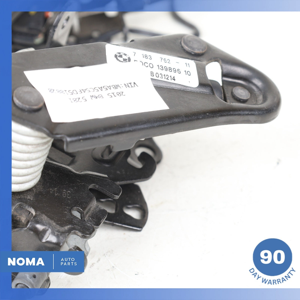 BMW F10 528i 535i 550i Front Left & Right Hood Bonnet Latch Actuator Set OEM - photo 3