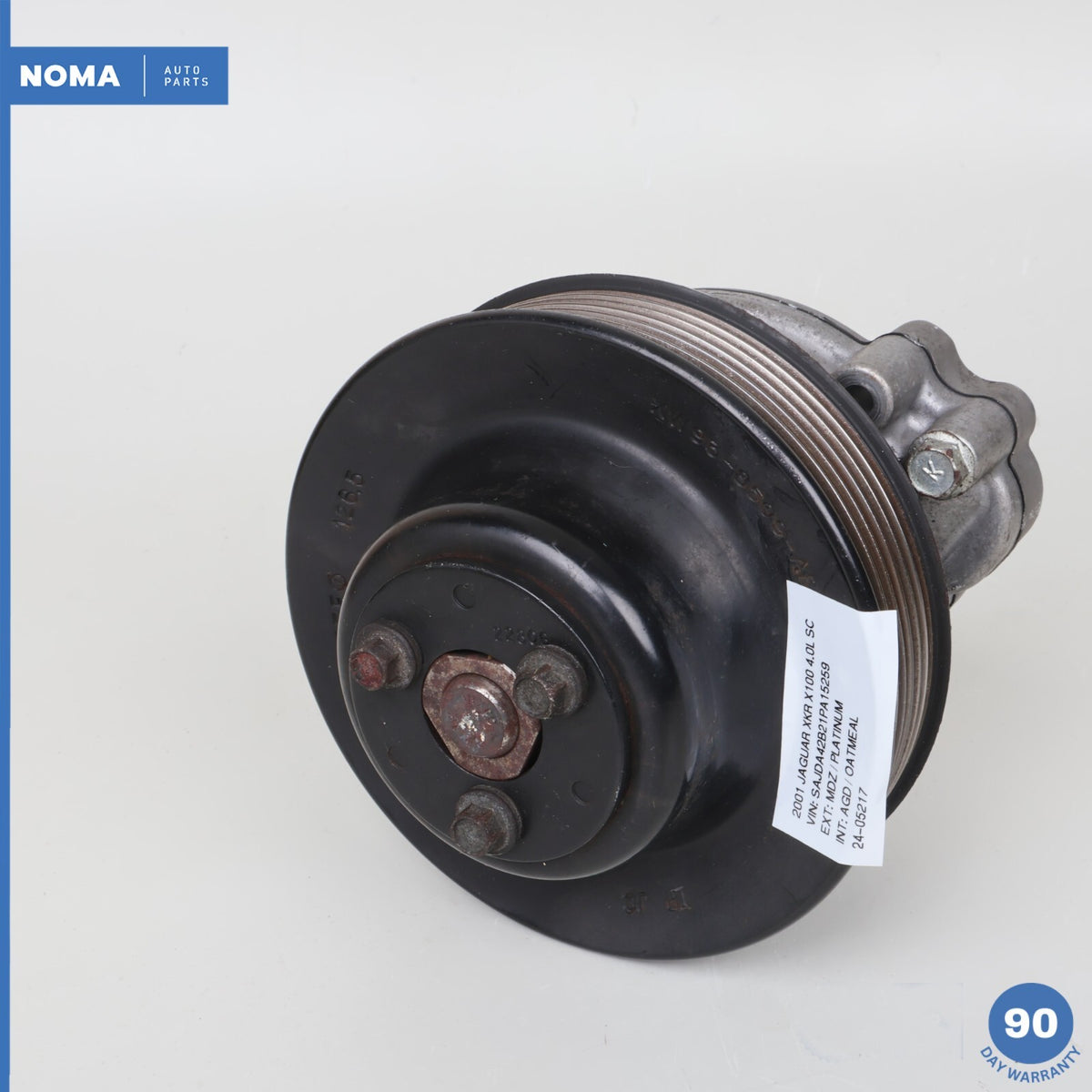 2001 Jaguar X100 XKR Engine Coolant Water Pump w/ Pulley XW938509AB OEM - photo 1