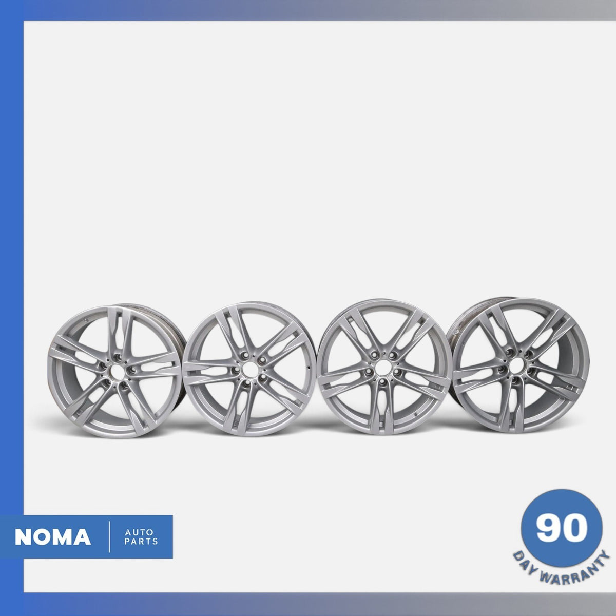BMW F13 650i 8.5 / 9 x R20 20" Style 373 Wheel Rim Set Staggered Refurbished - photo 2