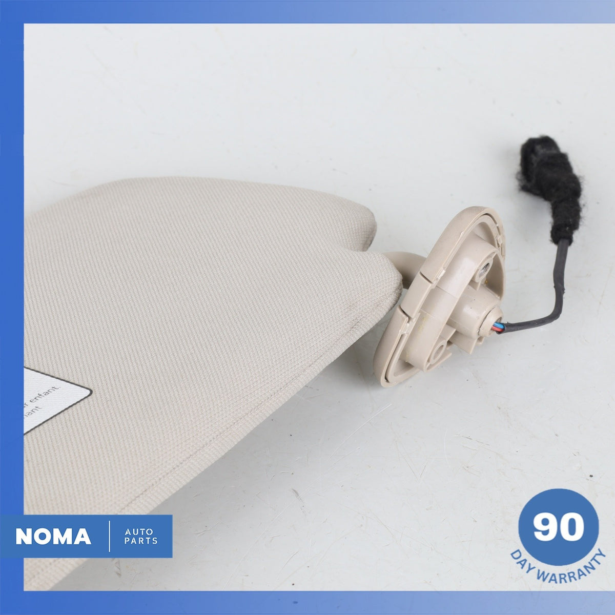 Jaguar X250 XF XFR Front Right Passenger Side Alston Sun Visor Biege OEM - photo 8
