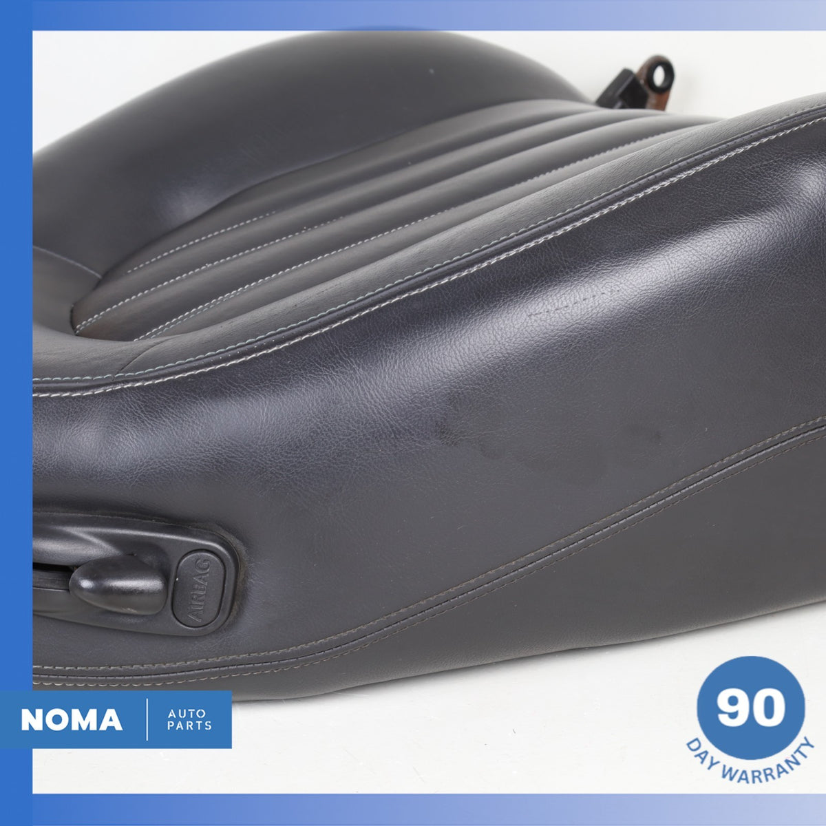 00-06 Jaguar X100 XK8 Right Top Upper Seat Cushion Black 3W8364572AA OEM - photo 9