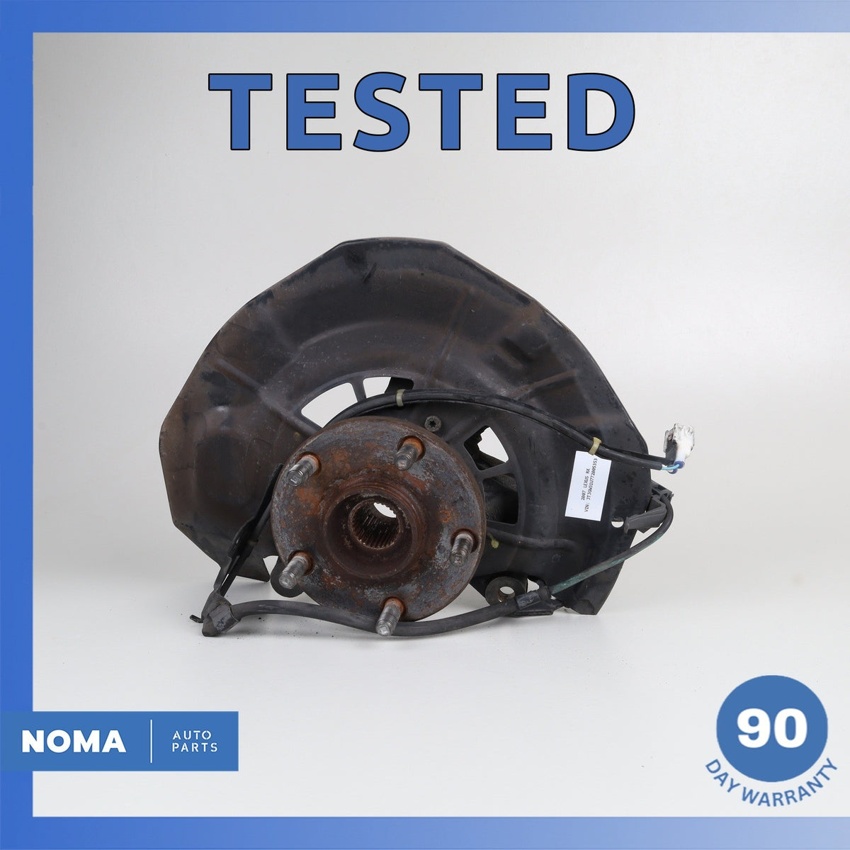 04-08 Lexus MHU33 RX400h RX350 Front Right Spindle Knuckle Hub w/ Shield OEM - photo 1