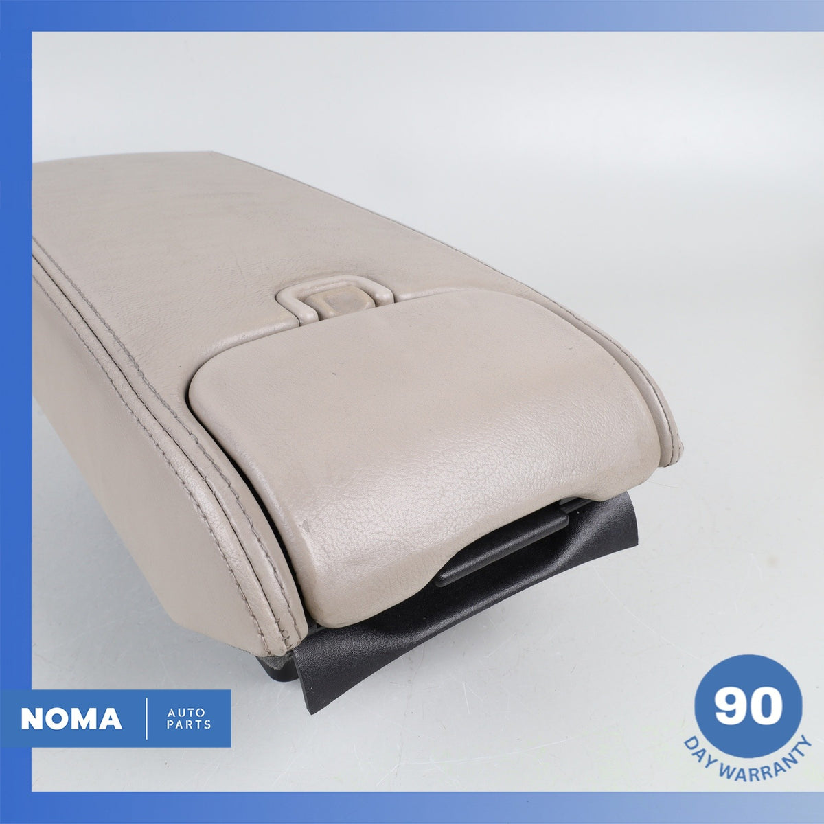 97-06 Jaguar X100 XKR Leather Center Console Arm Rest Lid w/ Trim Beige OEM 82k - photo 5