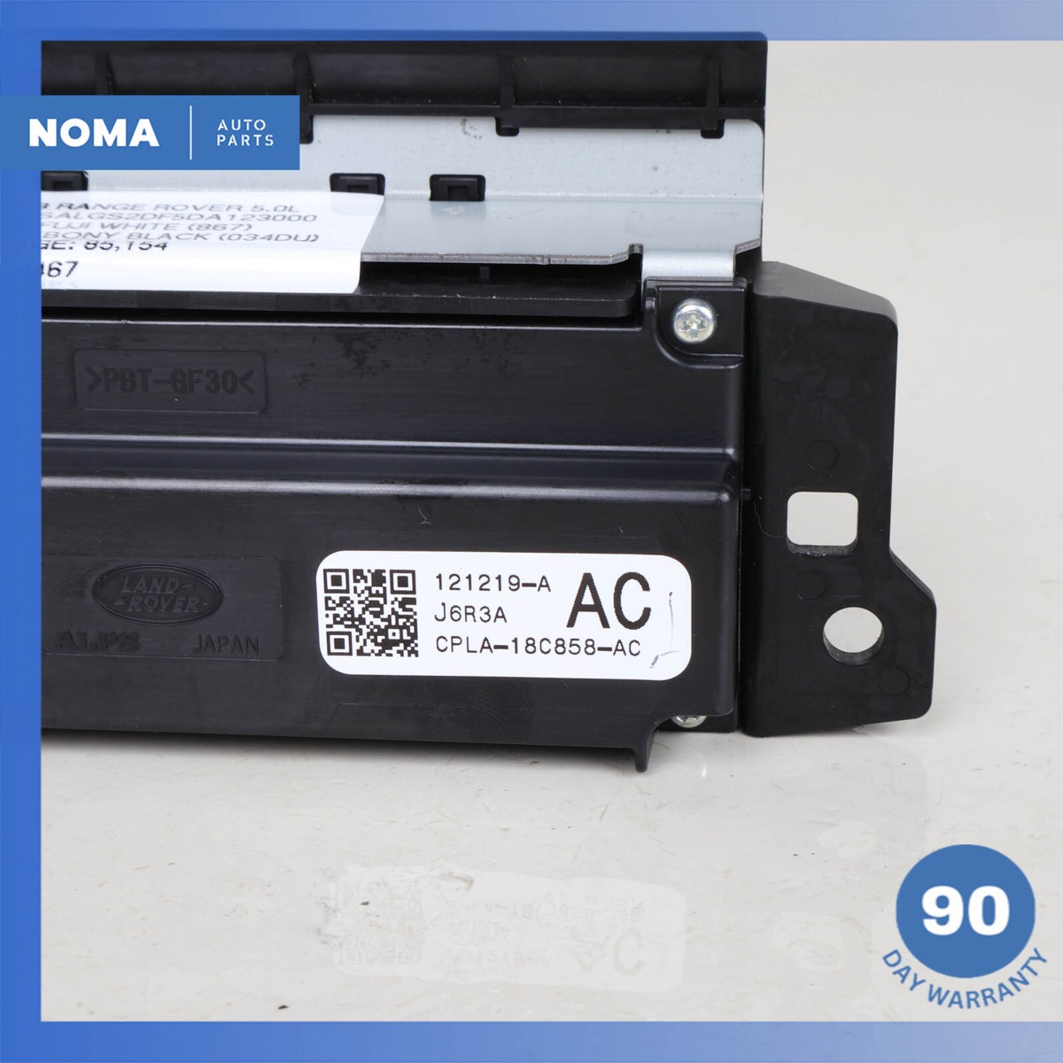 2013 Range Rover L405 Navigation Climate Touch Screen Left Controle Module OEM - photo 5