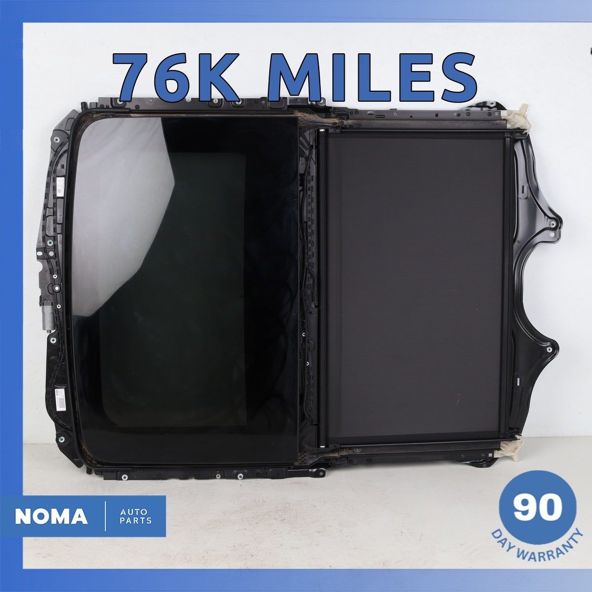 16-22 BMW G12 740i 750i LWB Panoramic Sunroof Sun Roof Glass Frame 7409145 OEM - photo 1