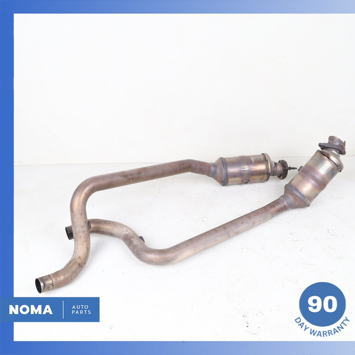 16-20 Jaguar X760 XE RWD 3.0L Left & Right Side Exhaust Downpipe Set OEM 61k - photo 10