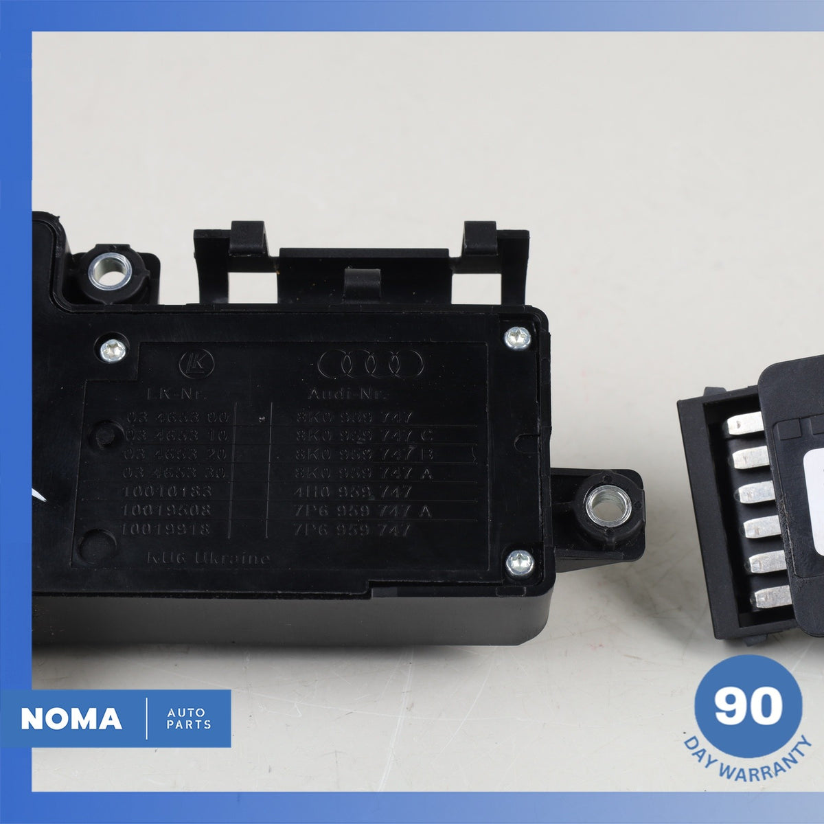 Audi 8U Q3 A7 S5 Front Left Side Power Seat Control Lumbar Switch Set Black OEM - photo 10