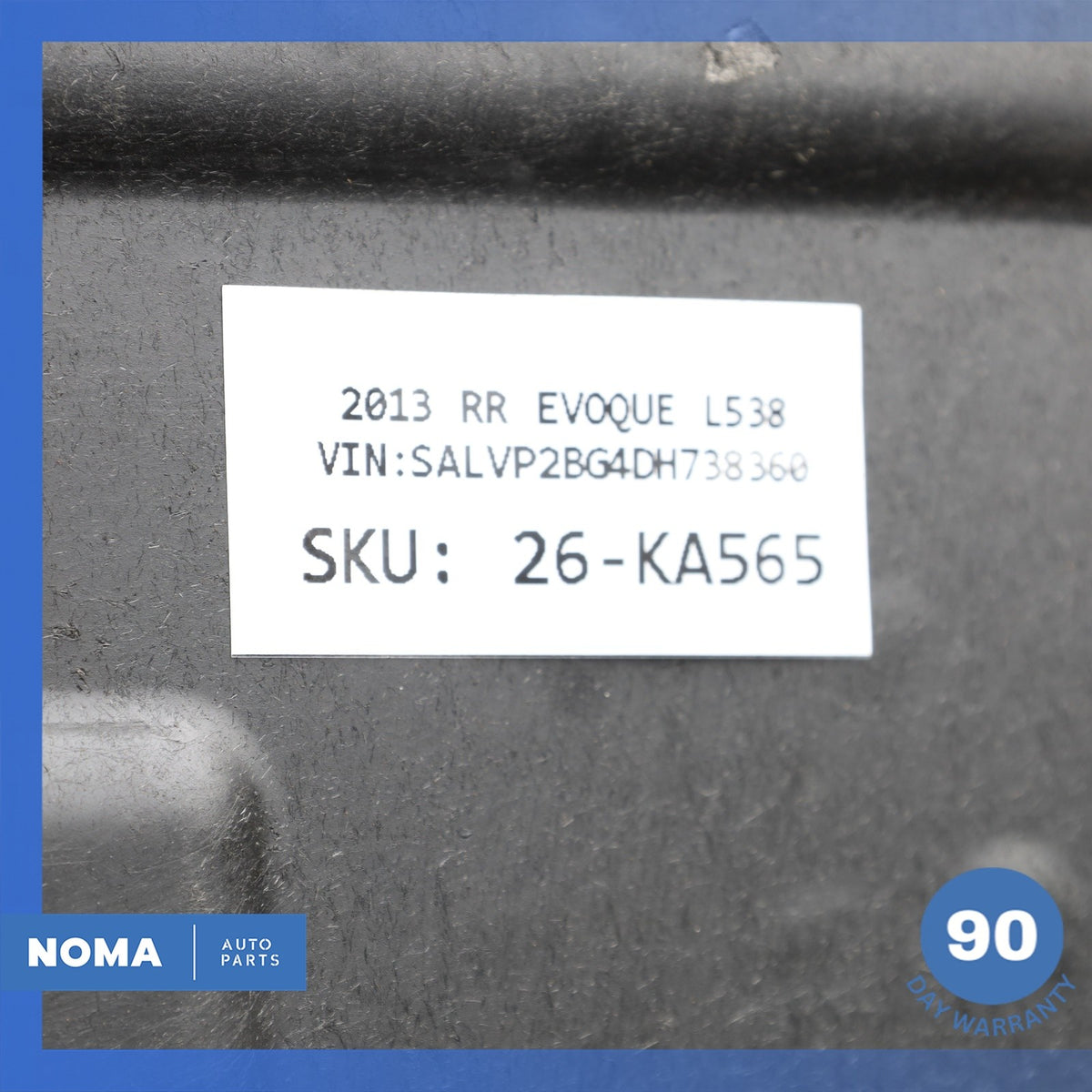 12-19 LR Range Rover Evoque L538 Front Engine Under Splash Shield Cover OEM - photo 13