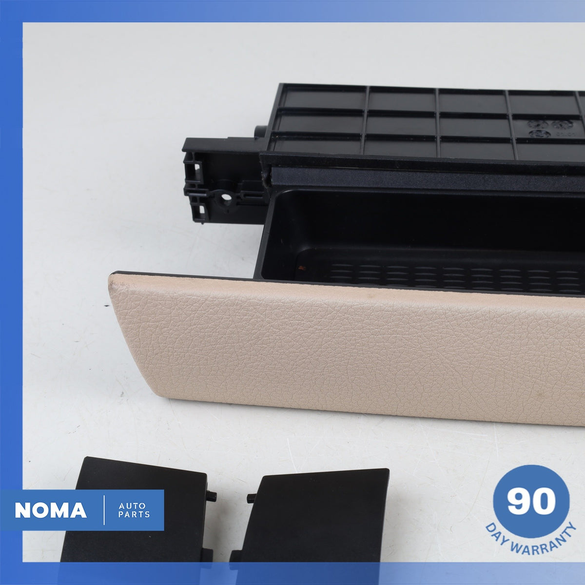 BMW F07 535i 550i GT Dashboard Storage Compartment Trim Panel Beige OEM - photo 3