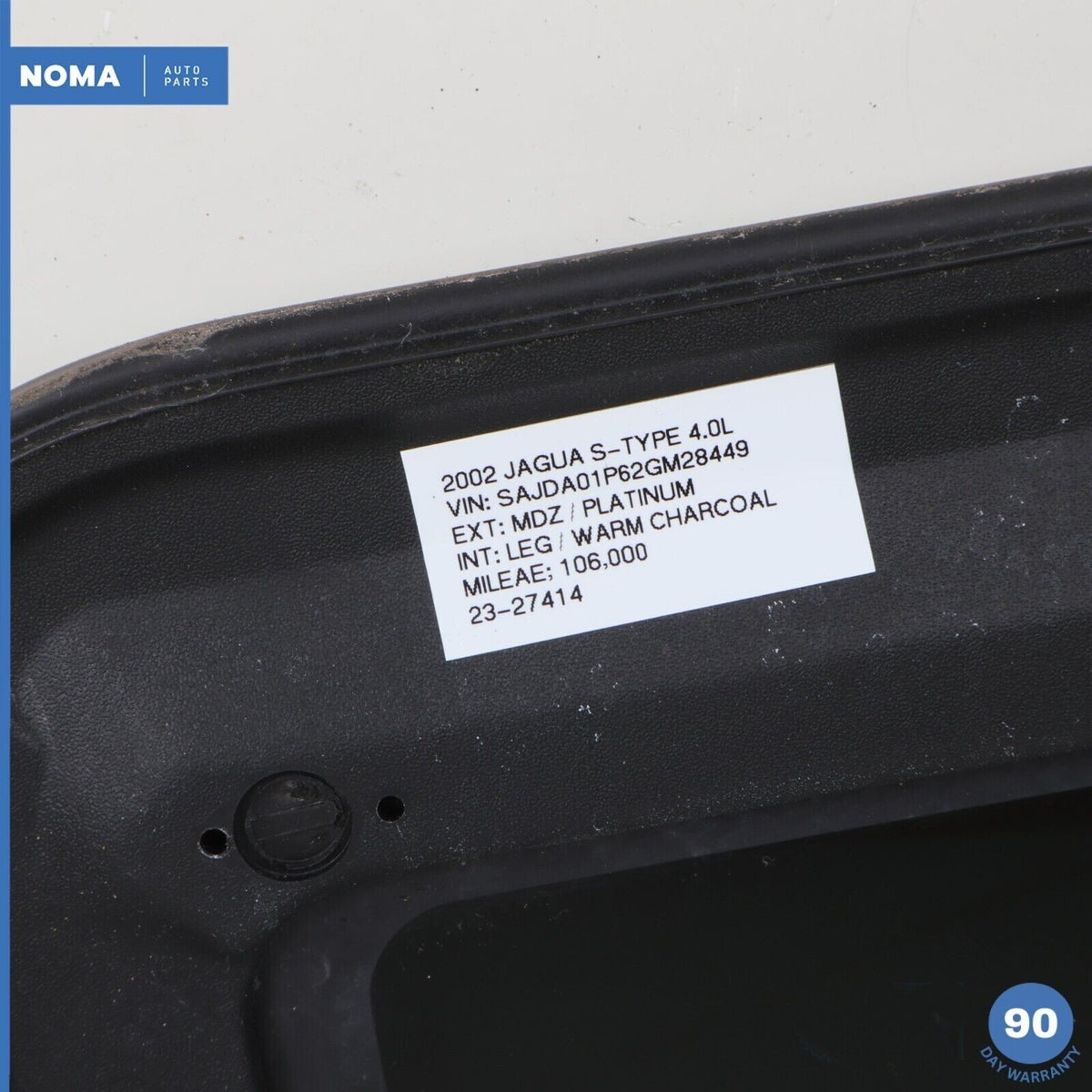 00-04 Jaguar X202 S-Type Exterior Sunroof Sun Roof Window Glass Panel OEM - photo 9