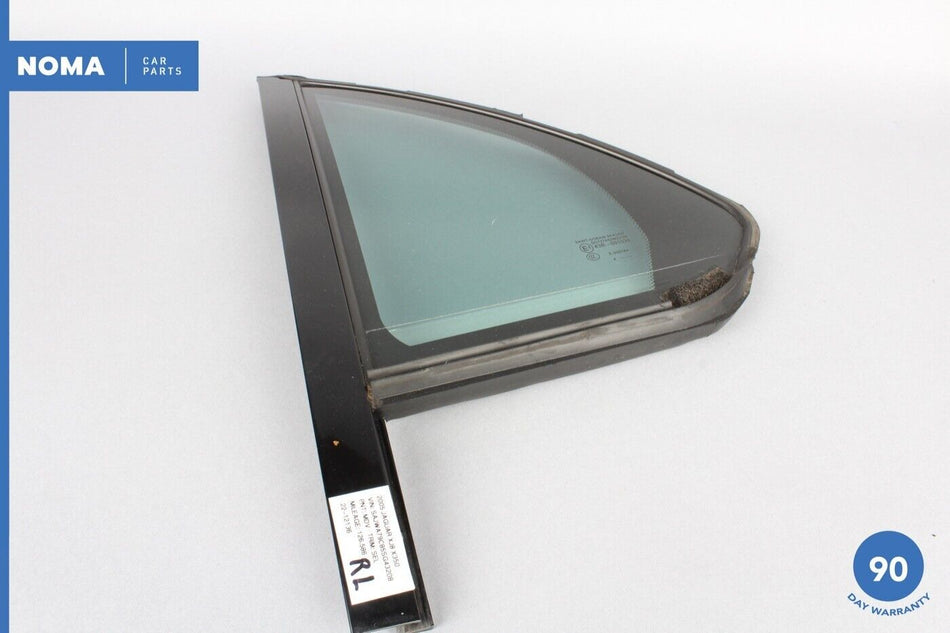 04-09 Jaguar XJ8 XJR VDP X350 X358 Rear Left Side Quarter Door Window Glass OEM